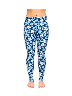 Women's ZooZatz Multi North Carolina Tar Heels Stacked Mascot Leggings
